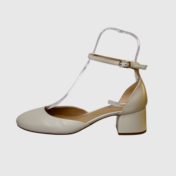 Zapato Kioshi | Salón pala en piel | Blanco | Unisa - Imagen 2